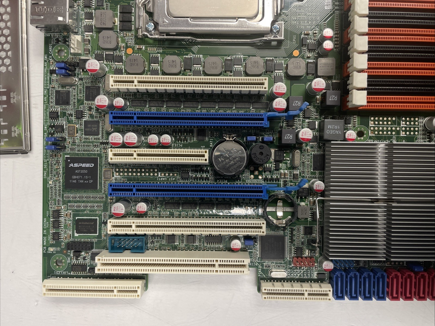 🔥 ASUS KGPE-D16 G34 Motherboard w/ 1x AMD Opteron 6172+ IO Shield  +