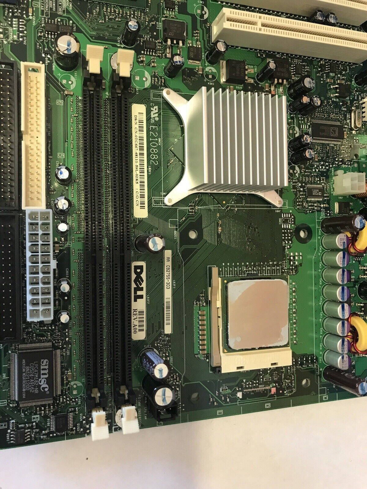 DELL Dimension 3000 TC667 PC Motherboard w/ P4 3GHz CPU & Backplate IO