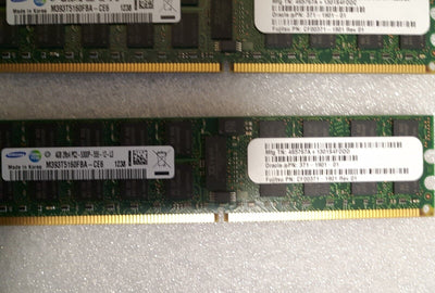 -8GB (2x4 GB) ORACLE 371-1901 Memory Kit M393T5160FBA-CE6 PC2-5300P SERVER RAM  