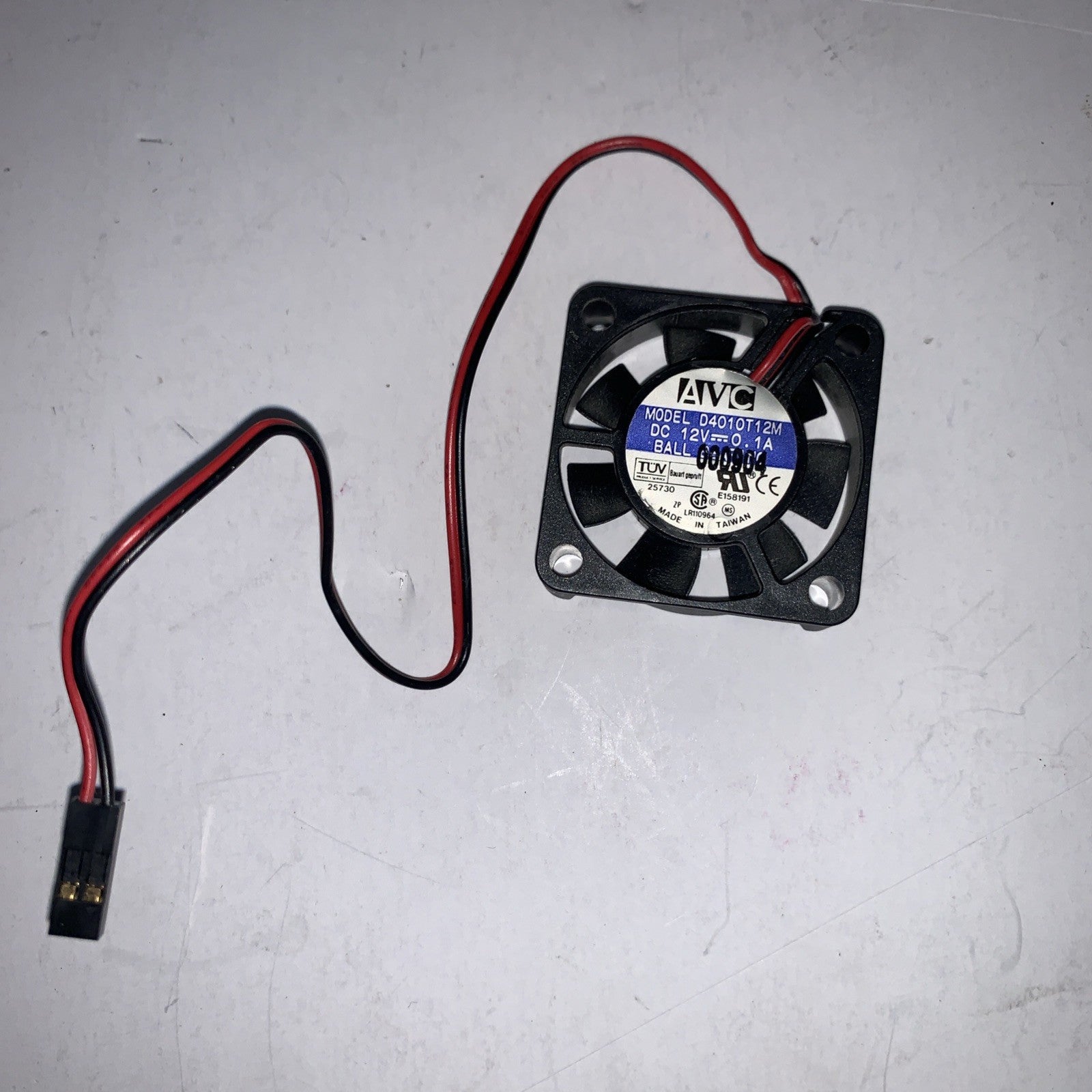 12V 0.1A D4010T12M 4CM / 40mm 2 pin cooling fan