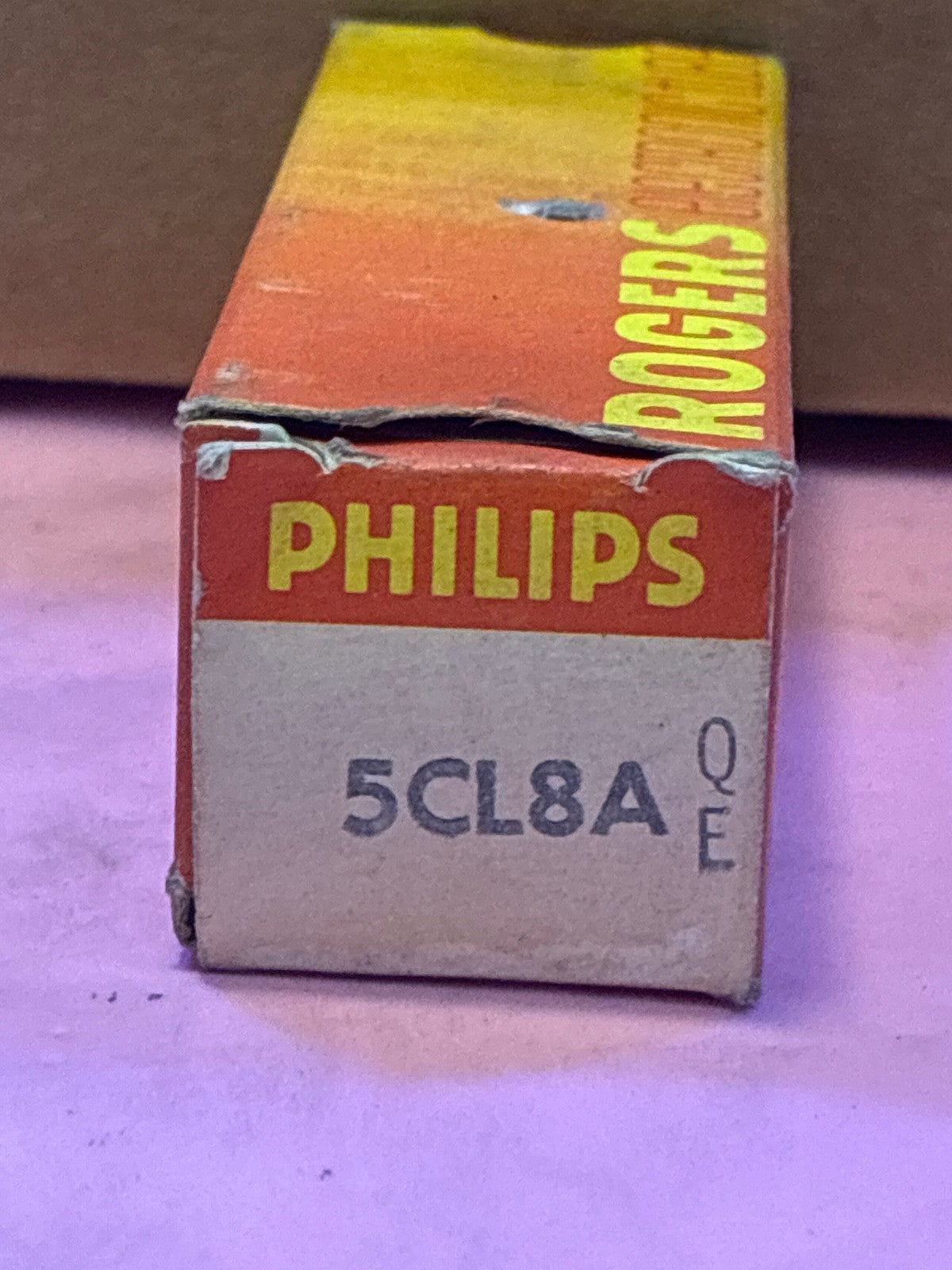 🔥 Philips Rogers 5CL8A Vacuum Tube NOS in Original Box Vintage Audio