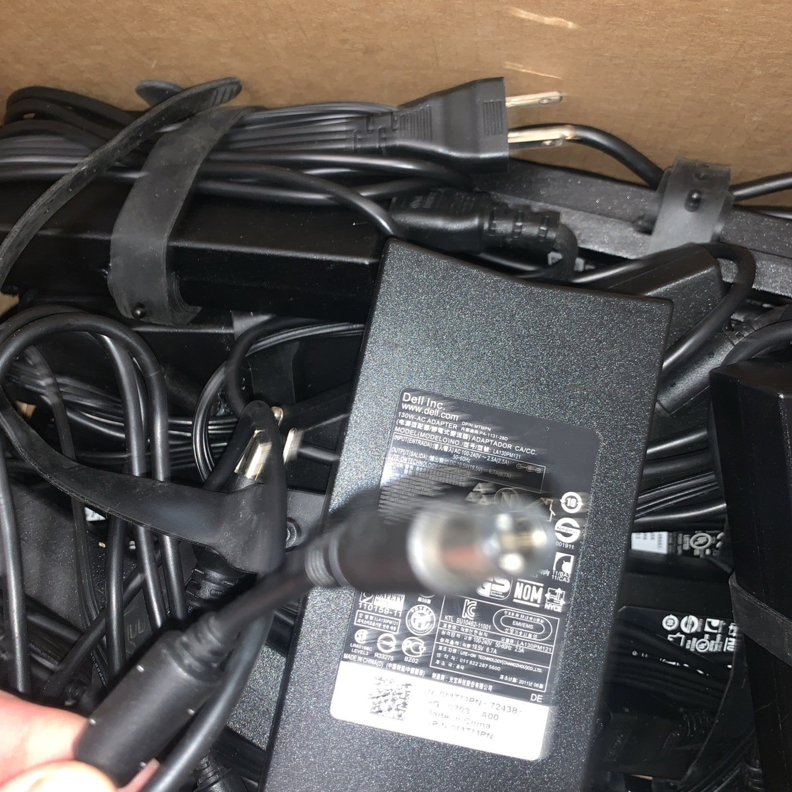 (14x)  Genuine Dell PA-4E 130W 19.5V 6.7A AC Charger Adapter MTMPN JU012 VJCH5