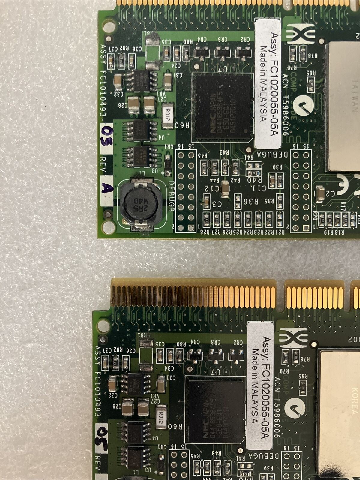 2x IBM 80P4544 2Gbps PCI-x Single Port LC Fiber Channel Adapter Card H13287A ~