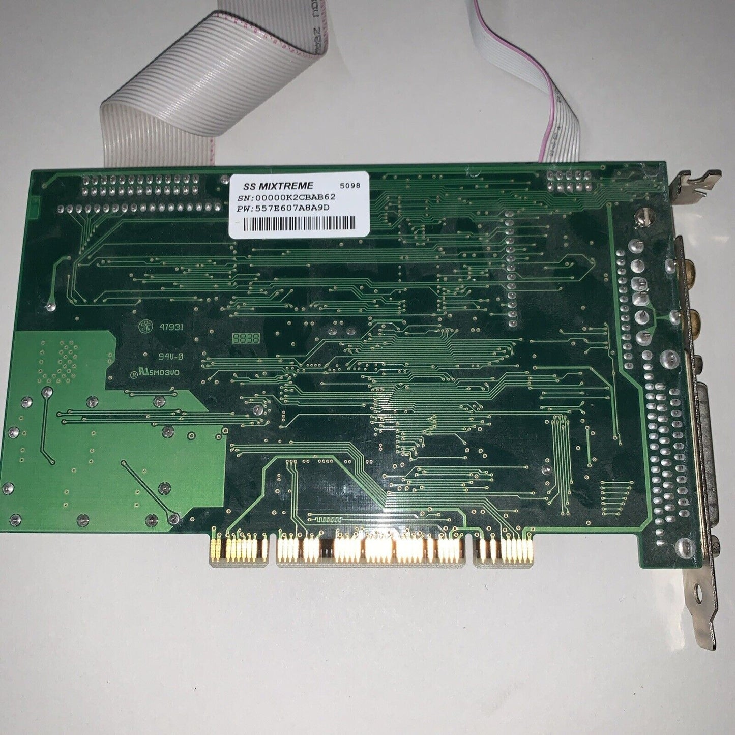Soundscape PCI Card Audio Card Mixtreme 1B 4600 Sound Card & cables