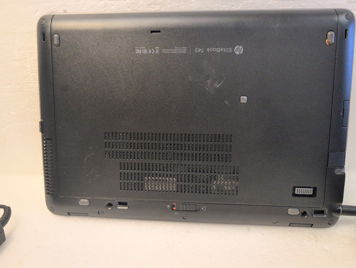 🎸 HP EliteBook 745 G2 14in Laptop AMD A6 PRO-7050B 4GB 250GB HDD WinXP (READ)