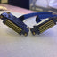 🔥 HDR-193062-01-SEAC High-Density Multi-Pin Cable Blue Braided Gold Contacts
