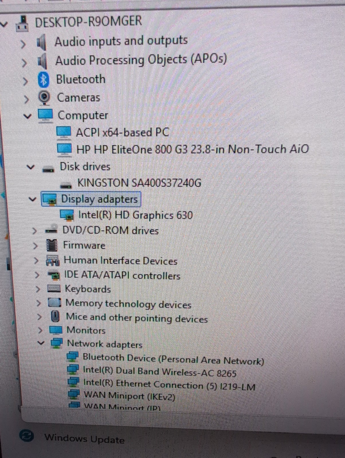 🔥NICE  HP EliteOne 800 G3 23.8" AIO PC i5-7500 CPU/ 8GB Ram/240GB SSD/Win 11 -