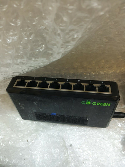 - AirLink 101 8-port 10/100/1000  Green Switch AGSW802 WITH 9V AC ADAPTER