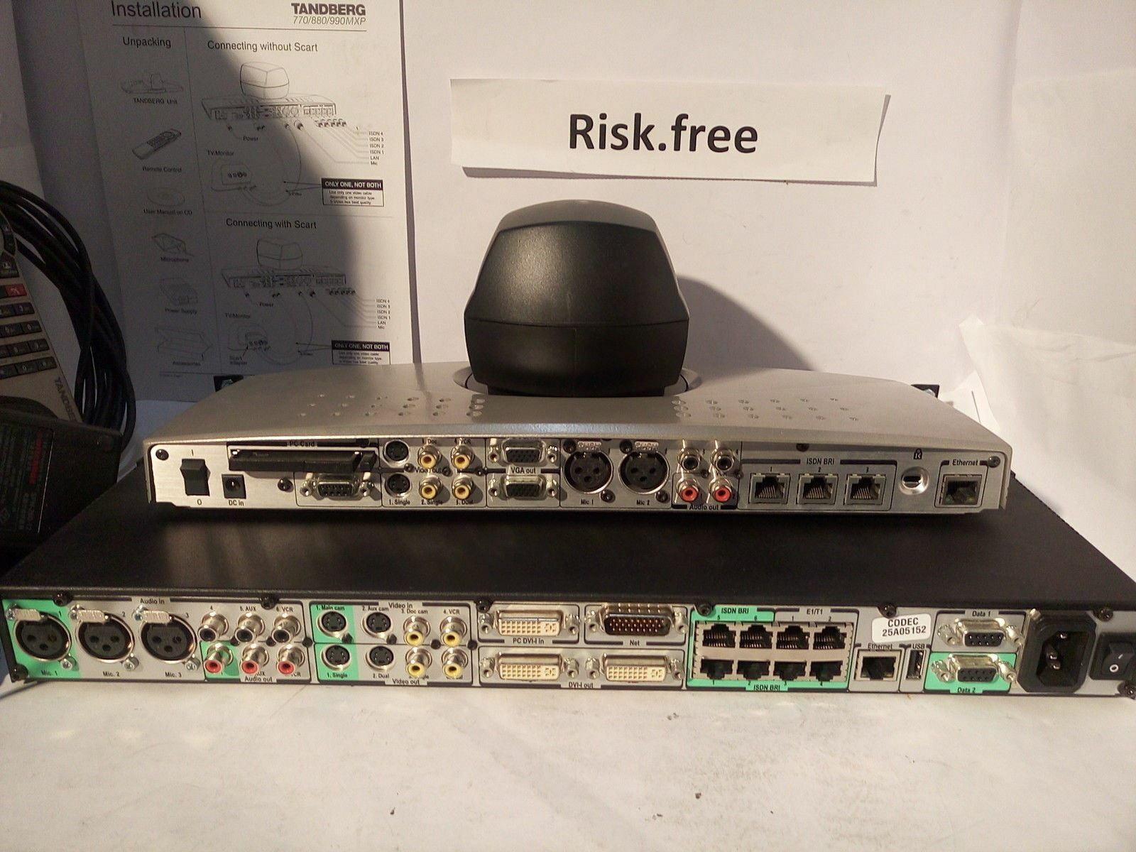 * TANDBERG TTC7-04 VIDEO CONFERENCING CAMERA, CISCO CODEC 6000MXP TTC6-08*