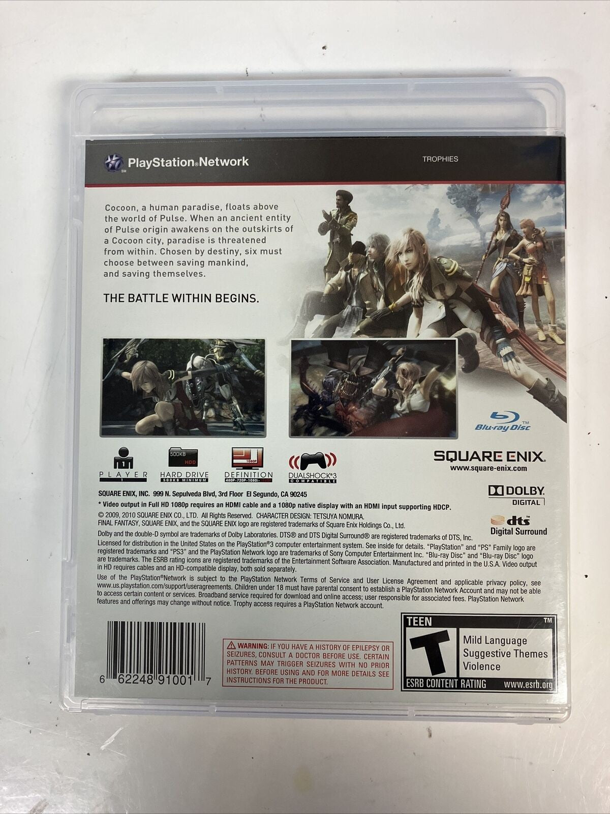 Final Fantasy XIII PlayStation 3 - PS3 Complete In Box With Manual ~