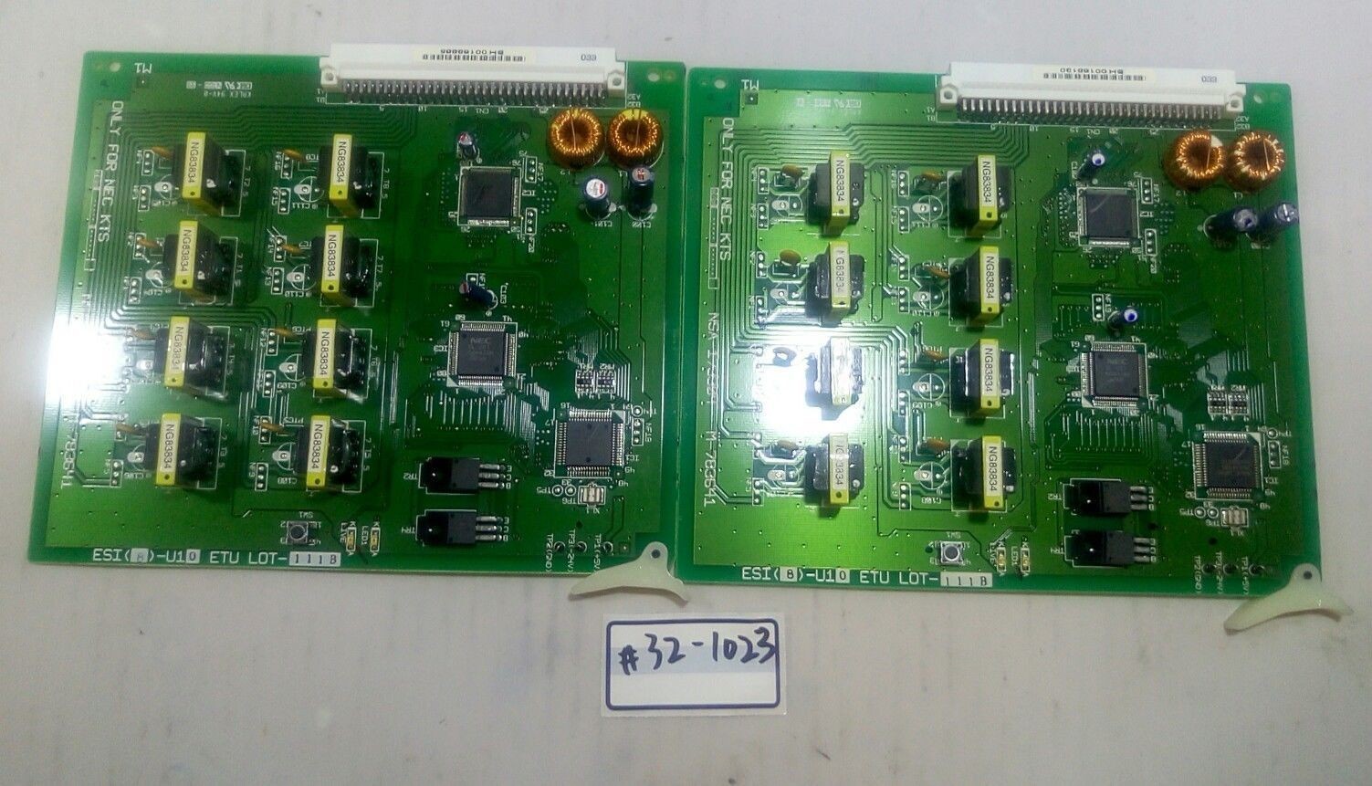 - LOT OF 2  NEC ELECTRIC EXTENSION CIRCUIT  CARD MODULE NSA-173304  M-783641