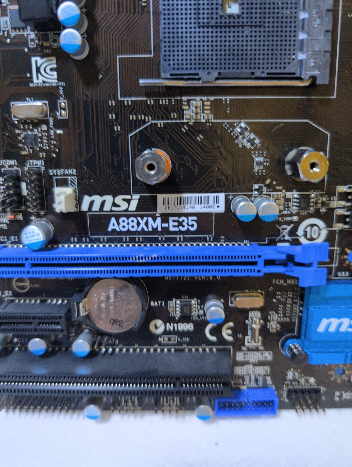 MSI A88XM-E35 Micro-ATX AMD FM2+ Motherboard MS-7721 DDR3 -
