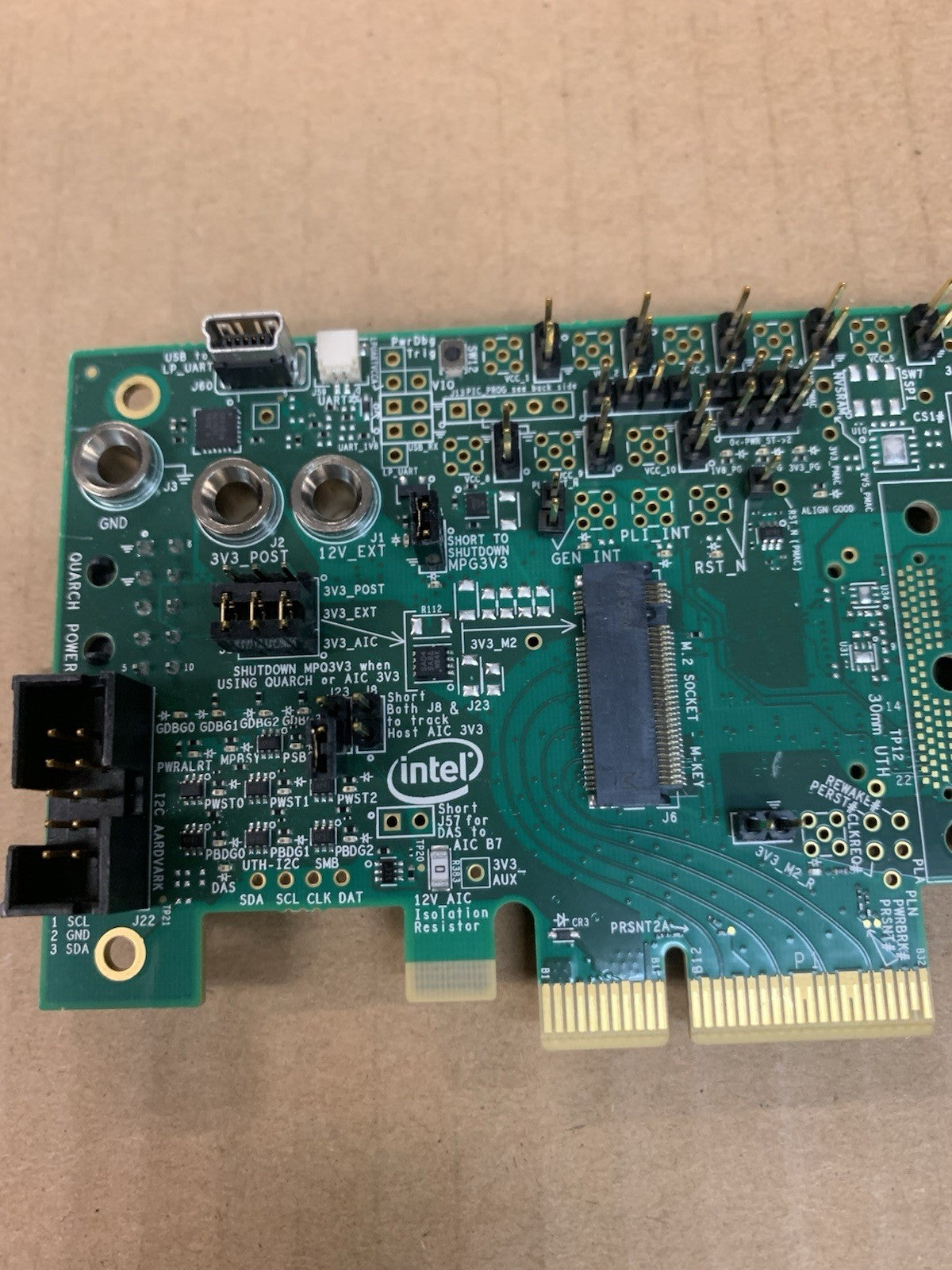 Intel Ivey Creek WHSC Engineering Debug AIC PCIe Test Card