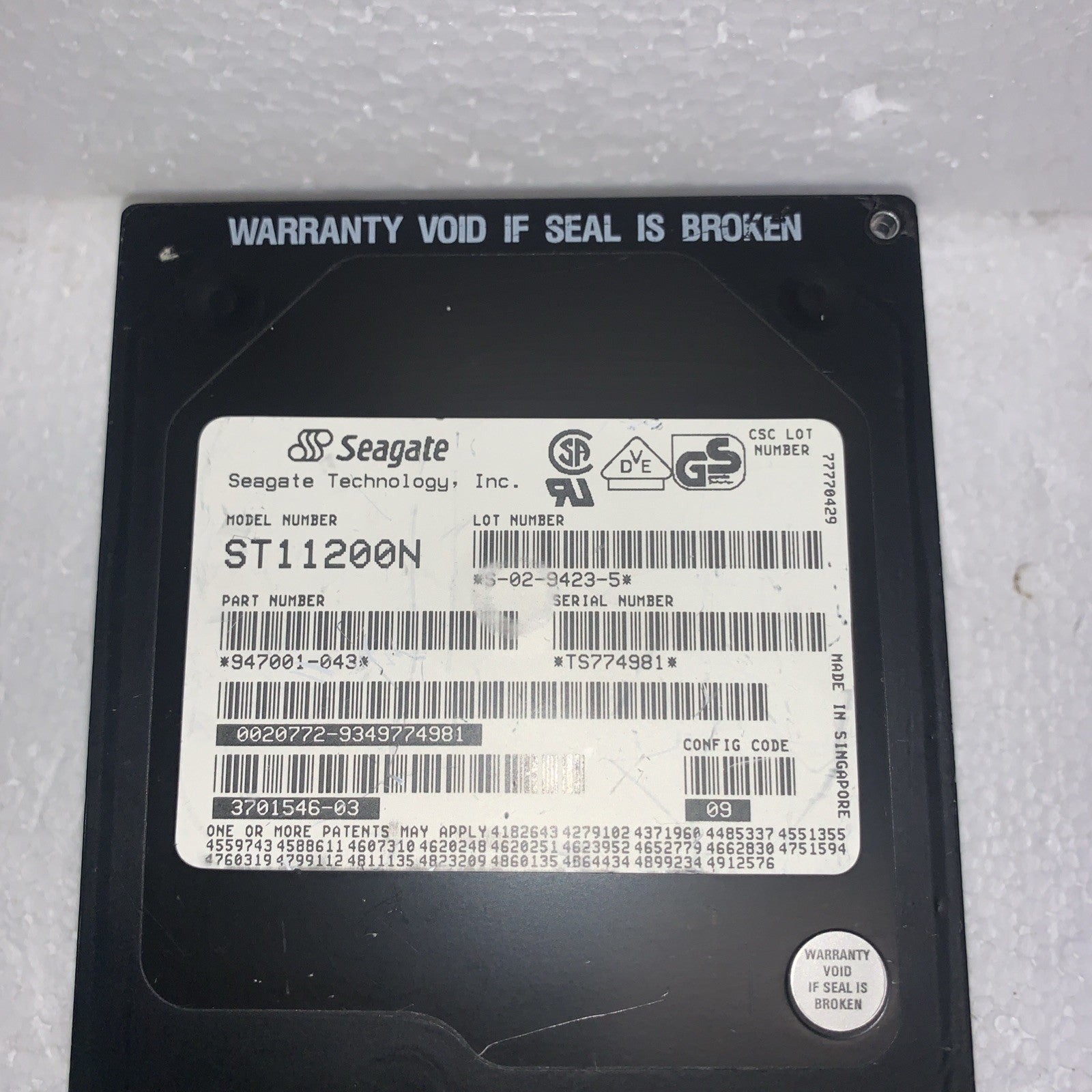 🔥 1.2GB Seagate ST11200N 3.5" HH 50 PIN SCSI Hard Disk Drive Power Mac