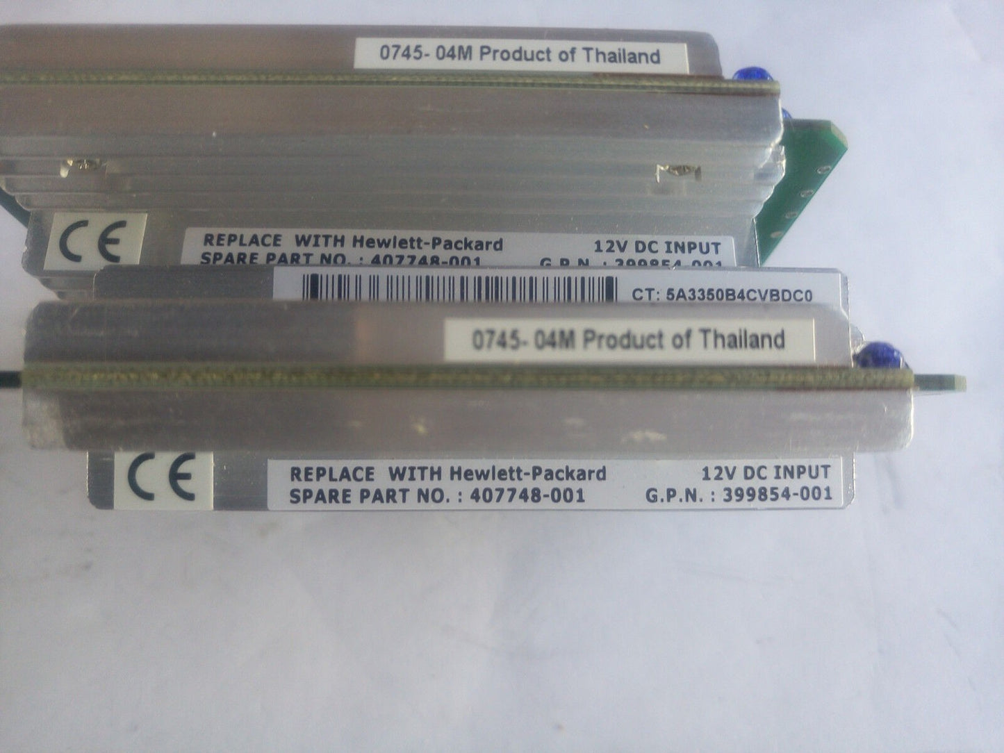 - 2x HP DL380/ML350/ML370 G5 / DL385/DL585 G2 VRM 407748-001/399854-001 @@@
