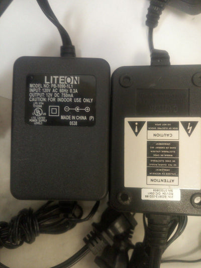 - LOT OF 7 Liteon PB-1090-1L1 12V DC 750mA 12v AC Adapter