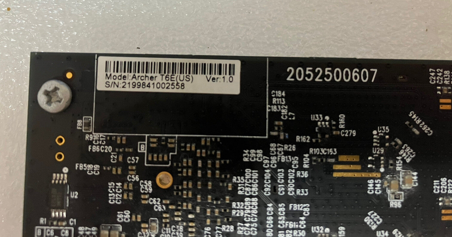 ~ TP-Link Archer T6E AC1300 Dual-Band Wireless PCI Express Card TE7T6E