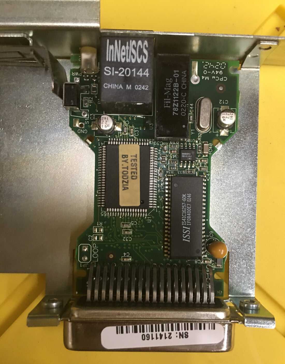  Zebra Magjack Si-20144 Circuit Board For 170xi Thermal Label Printer