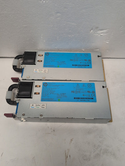 🔥 2x HP HSTNS-PL28 643954-201 643931-001 460W  POWER SUPPLY For HP DL360p  -