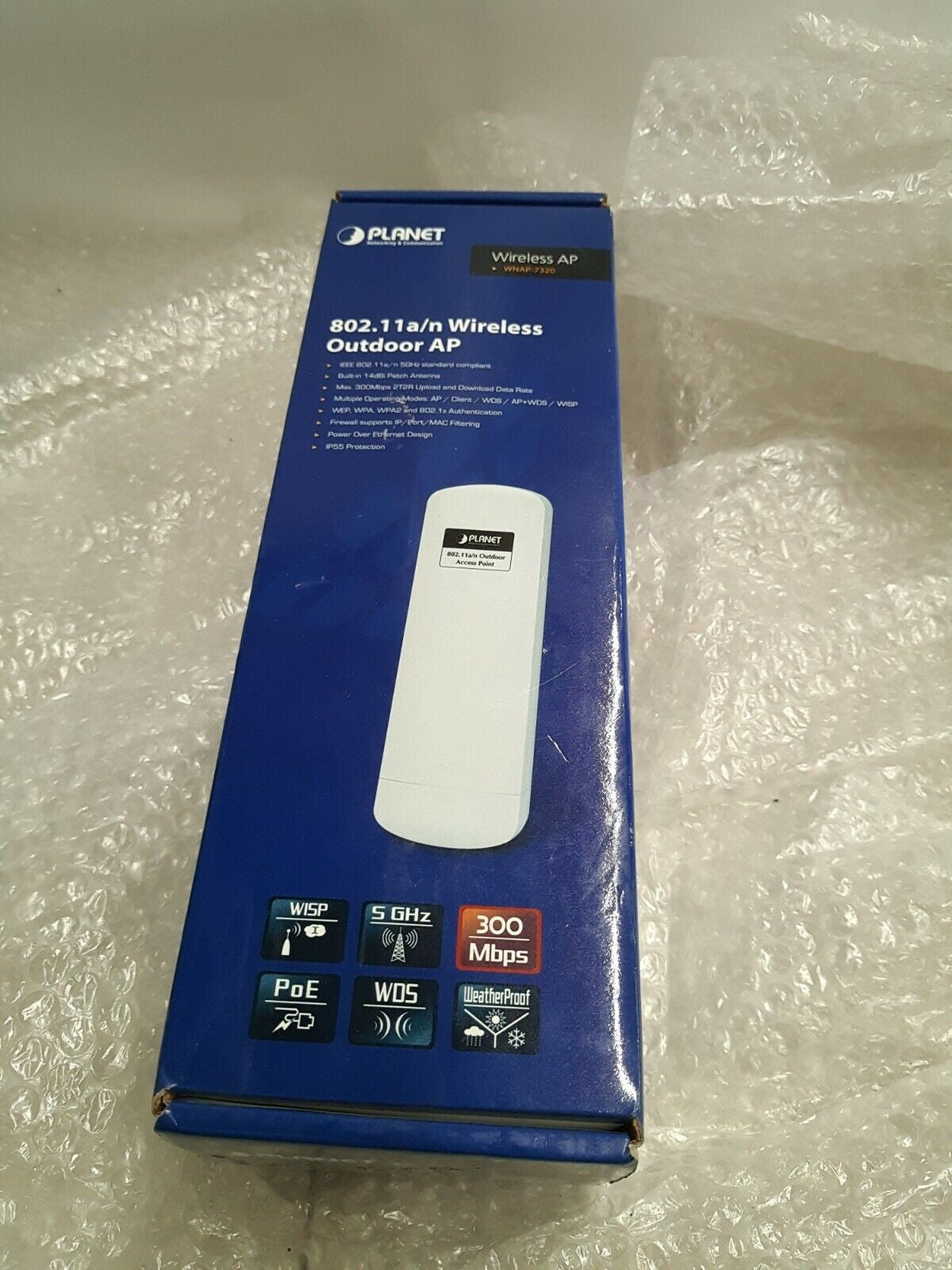 - NEW PLANET WNAP-7320  802.11a/n 5GHz 300Mbps Wireless Outdoor AP Router 