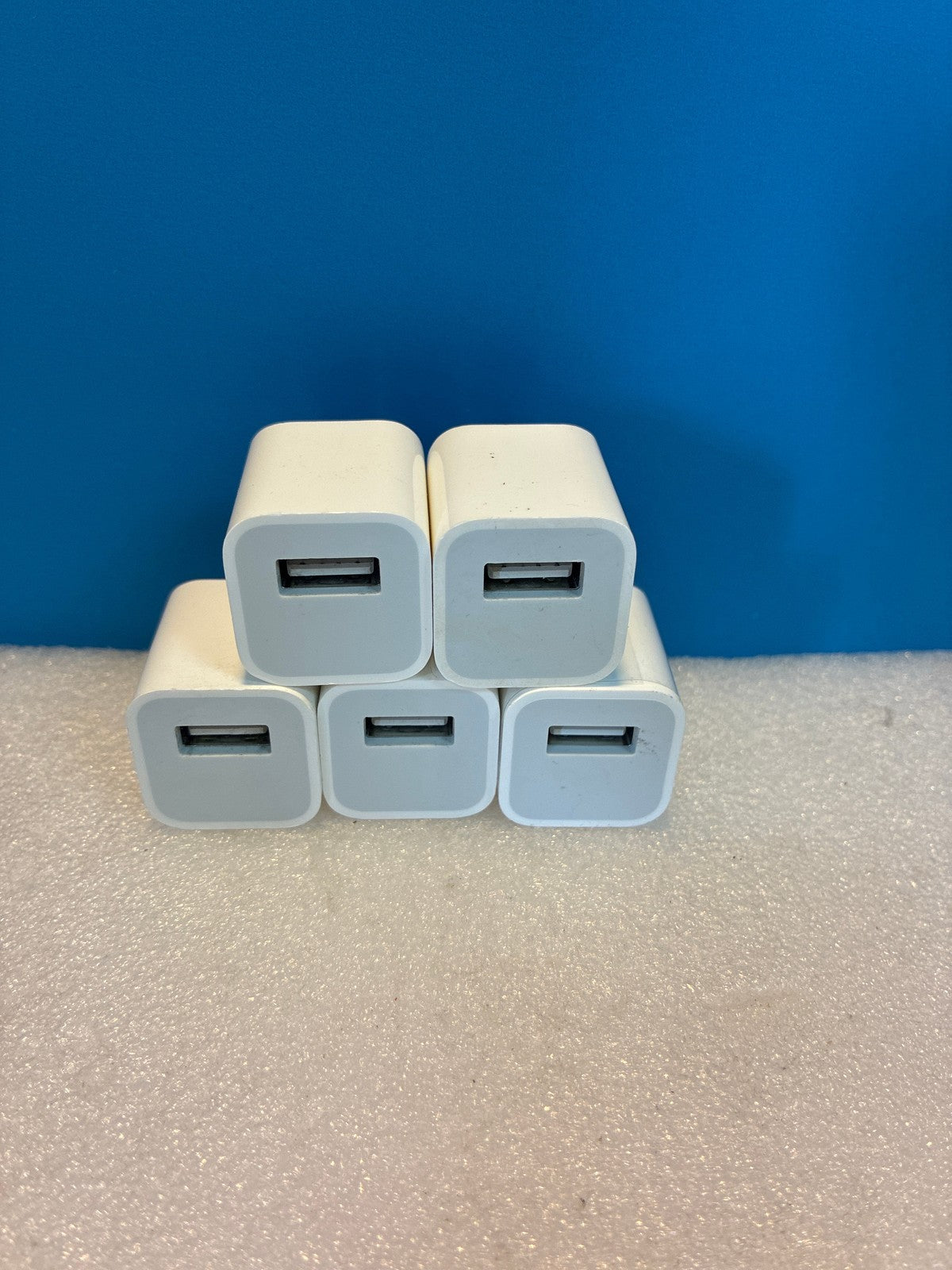 🔥 Apple 5W USB Power Adapter A1385 Wall Charger White - Lot of 5