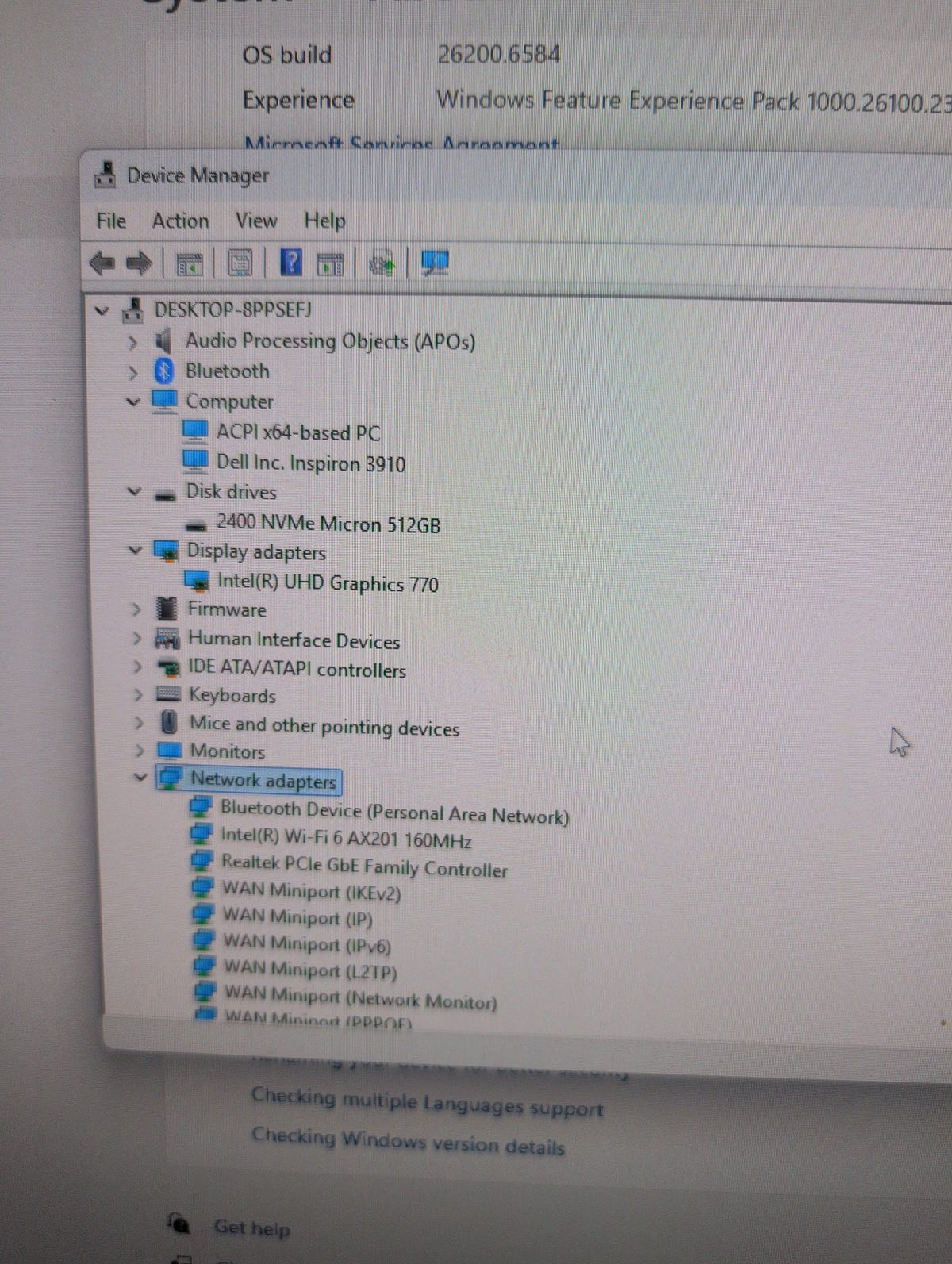 🎸 Dell Inspiron 3910 Mini Tower Desktop i7-12700 1x 16GB RAM 512GB NVMe Win11