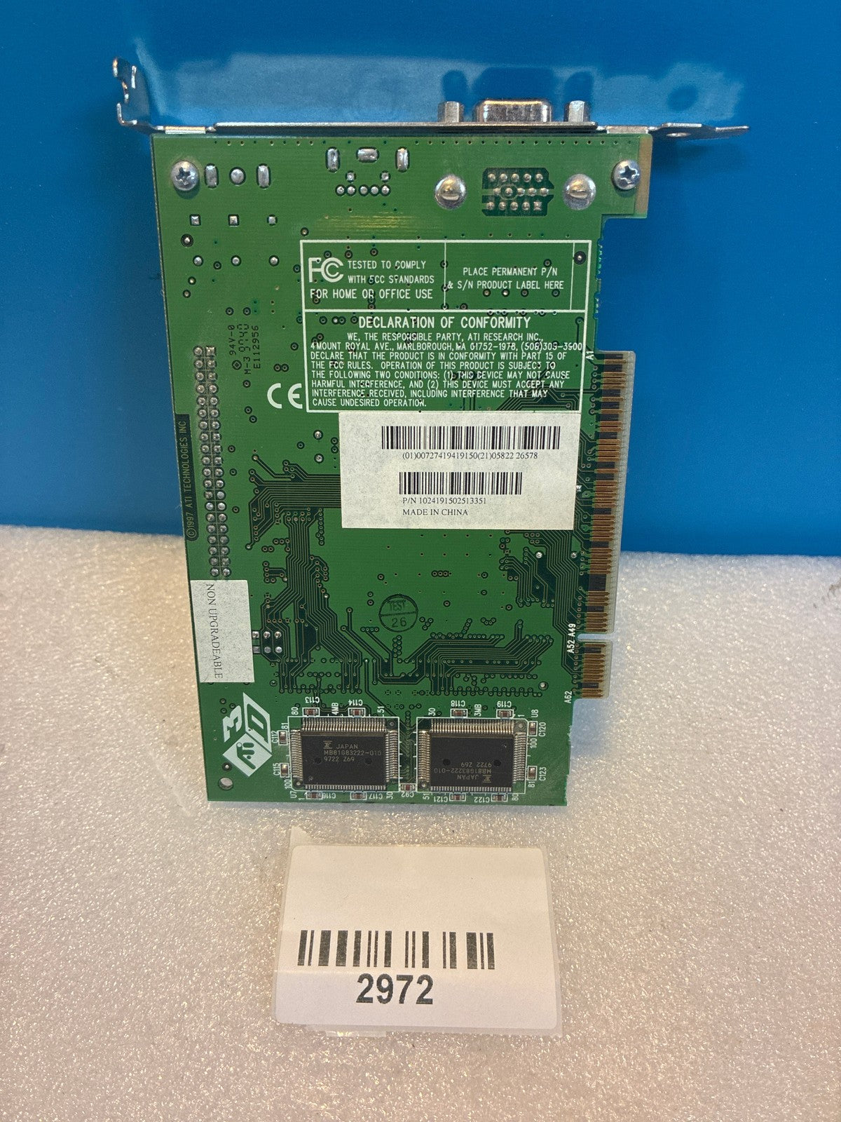 🔥 ATI 3D Rage Pro PCI Video Card 109-41900-00 with AMC Daughterboard VGA