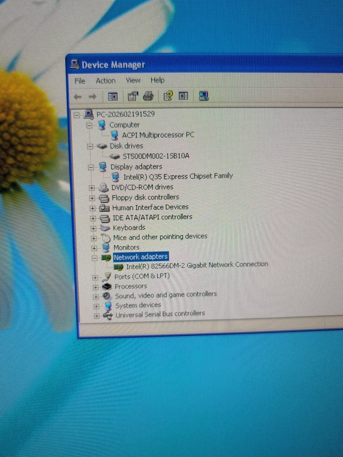 HP Compaq DC7800 TOWER PC Core 2 Duo E8400 CPU/4GB /500 HDD /Win XP -
