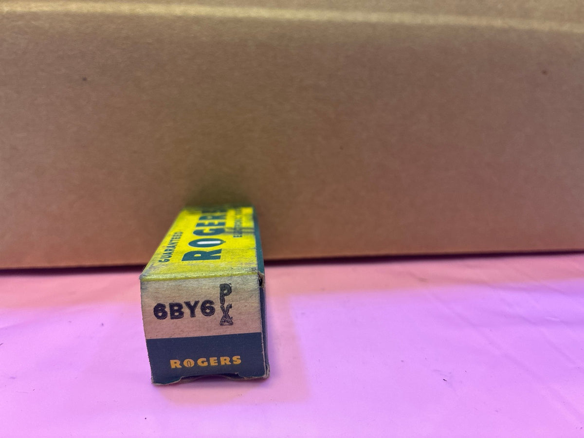 🔥 Rogers 6BY6 Vacuum Tube in Original Box Vintage Audio Electronics