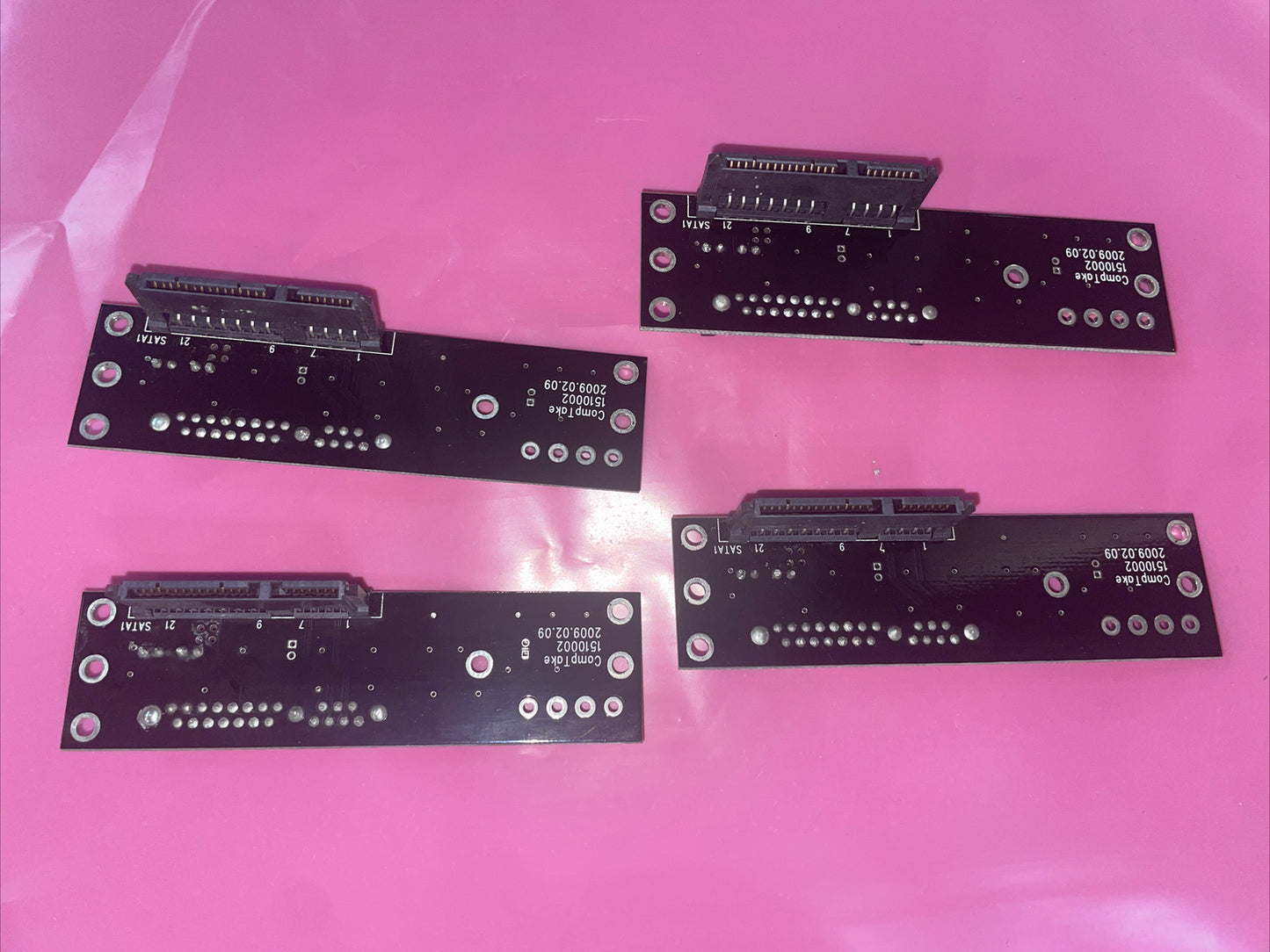 Lot Of 4 CompTake SATA Hard Drive  hot plug adapter