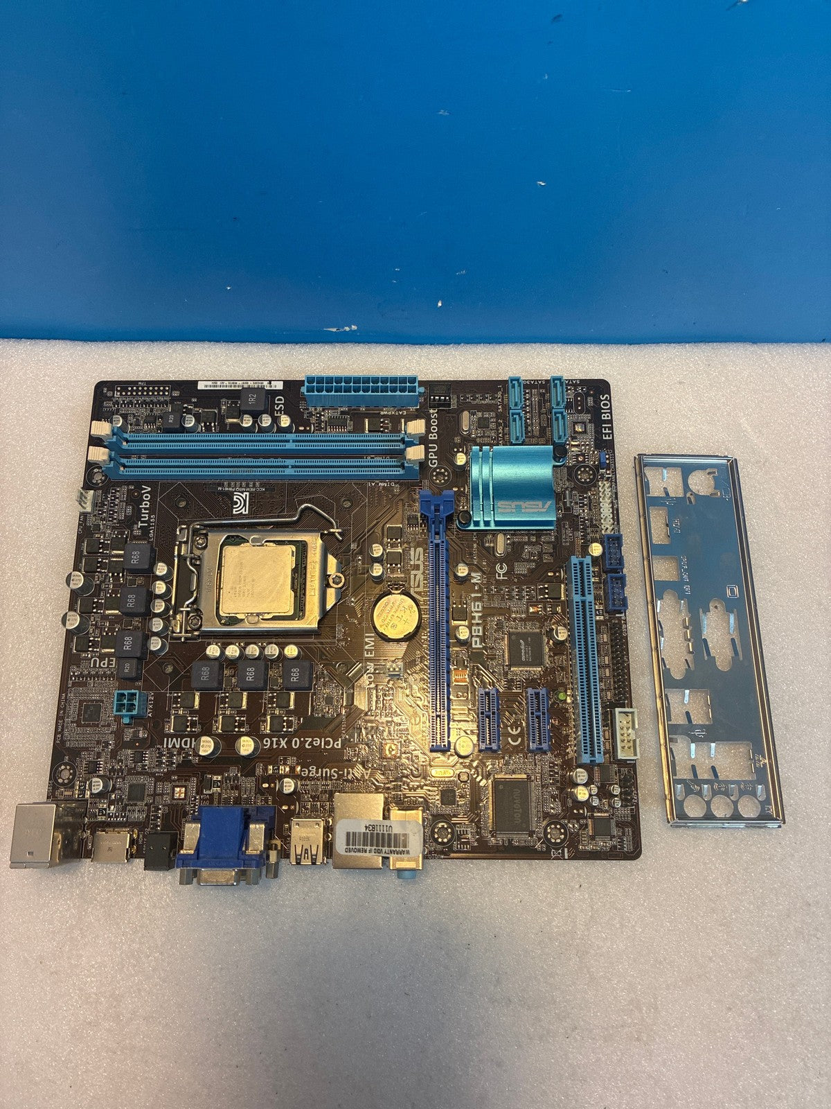 🔥 ASUS P8H61-M LGA1155 Micro-ATX Motherboard with Intel Core i3-2100 CPU