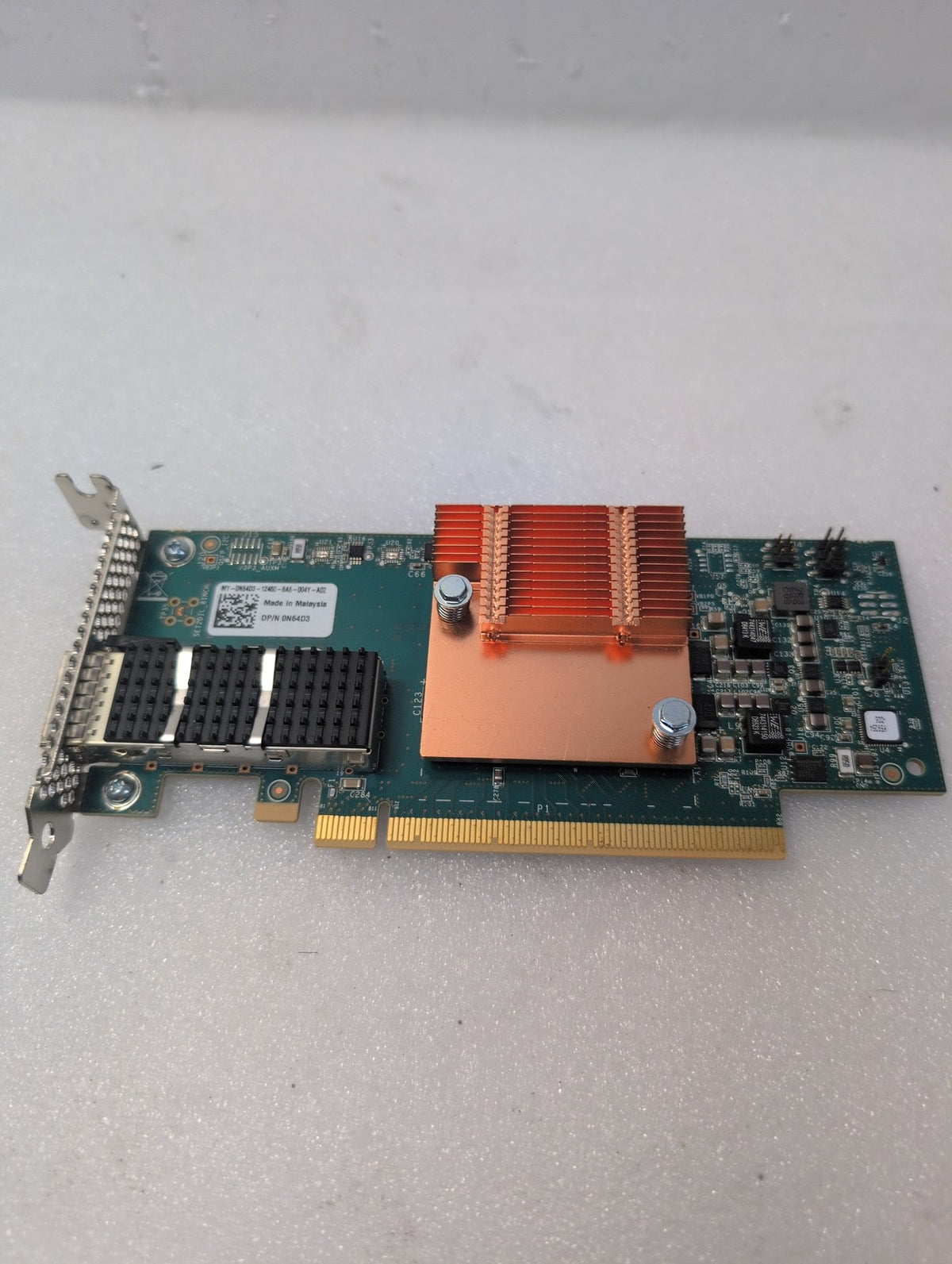 🎸 Intel Single-Port QSFP PCIe x8 Network Adapter DP/N 0N64D3 Dell OEM Card