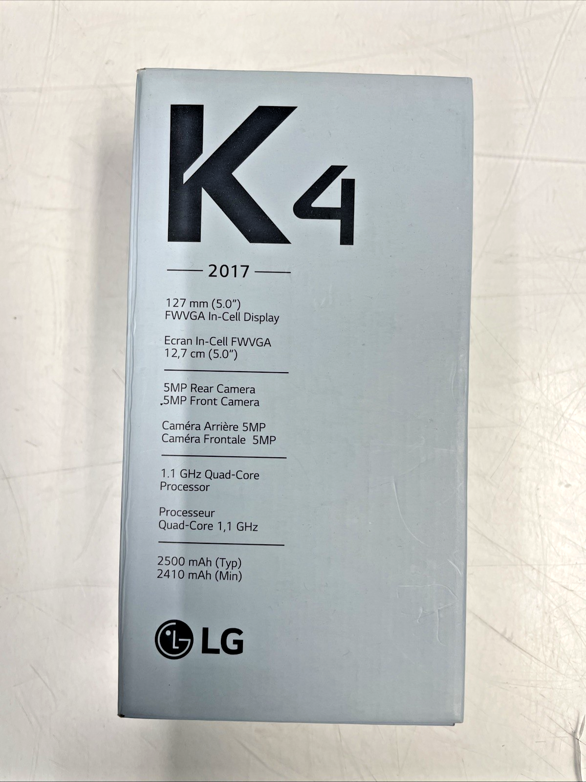 🔥Grade A  LG K4 2017  8GB CELL PHONE Carrier:Bell +