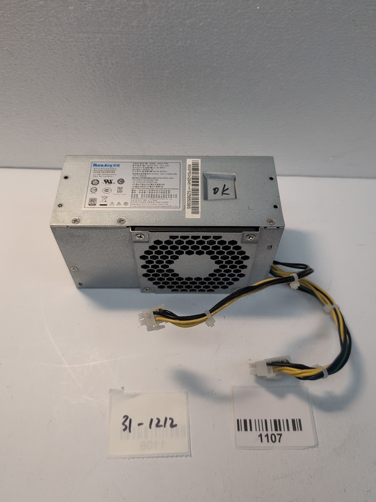 Lenovo ThinkCentre M900 10 Pin 210 W Desktop Power Supply 54Y8941 HK310-71PP -