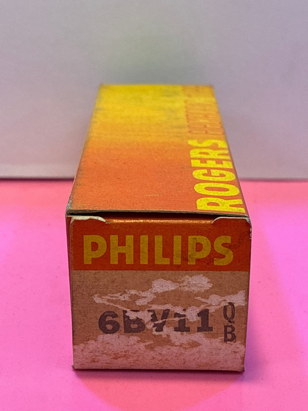 🔥 Philips Rogers 6BV11 OB Vacuum Tube Vintage NOS in Original Box