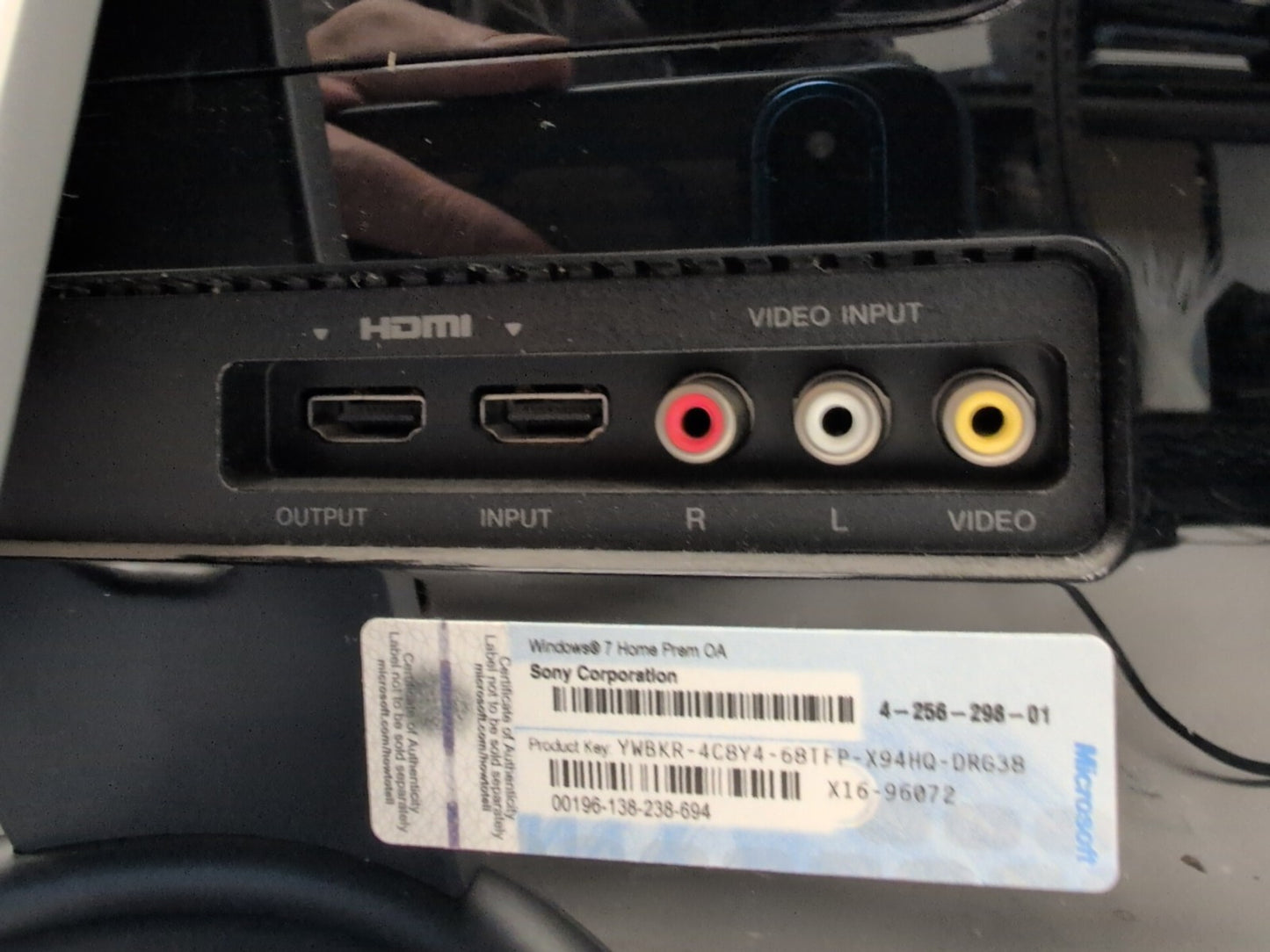 🔥NICE Sony VAIO VPCL215FD  24" All In One PC  i7-2630QM CPU/4GB/1TB HDD/WINXP -