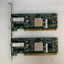 2x IBM 80P4544 2Gbps PCI-x Single Port LC Fiber Channel Adapter Card H13287A ~