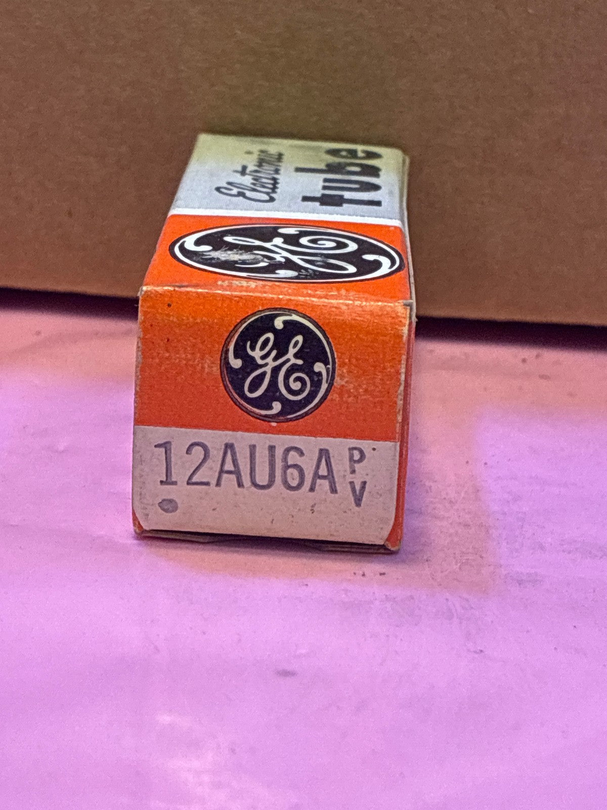 🔥 General Electric GE 12AU6A Vacuum Tube NOS in Original Orange Box