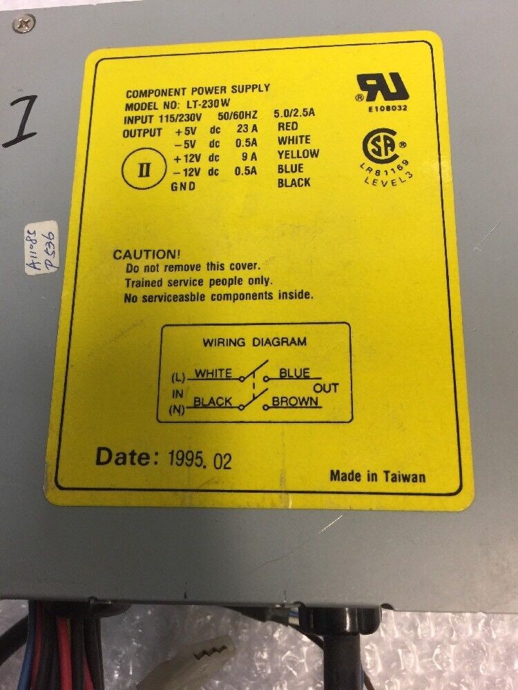 - COMPONENT LT-230W DESKTOP POWER SUPPLY