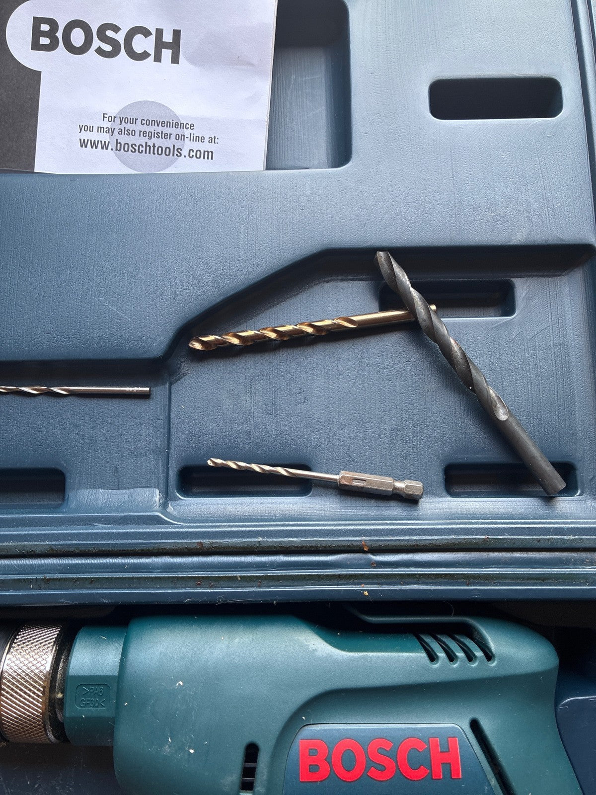 🔥 Bosch 1005VSR 3/8" Corded Drill 5.5 Amp with Case and Bits