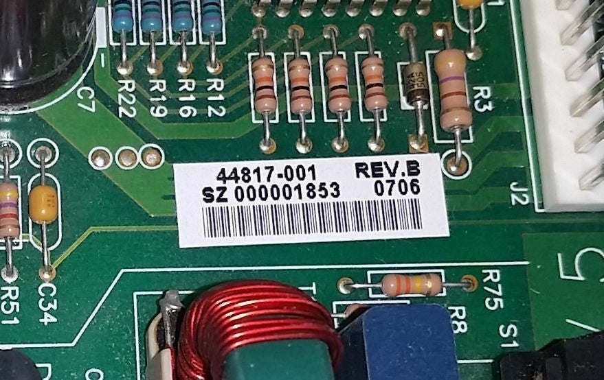 Zebra S400 S600 Power Supply Board 44817-001 w/ bottom