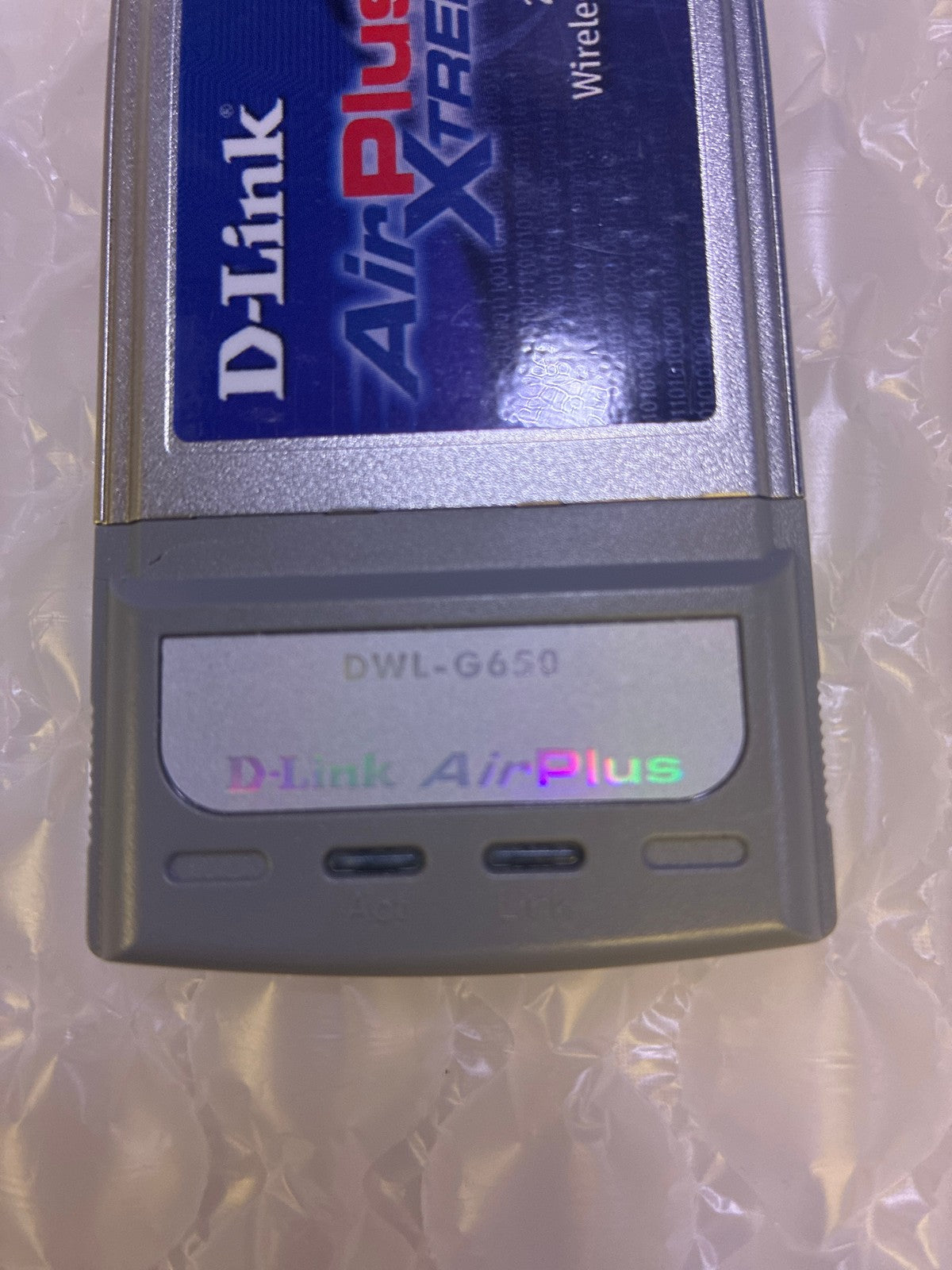 🔥 D-Link AirPlus Xtreme G DWL-G650 2.4GHz Wireless CardBus Adapter Rev B4