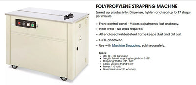 🔥Uline Polypropylene Strapping Packing Machine