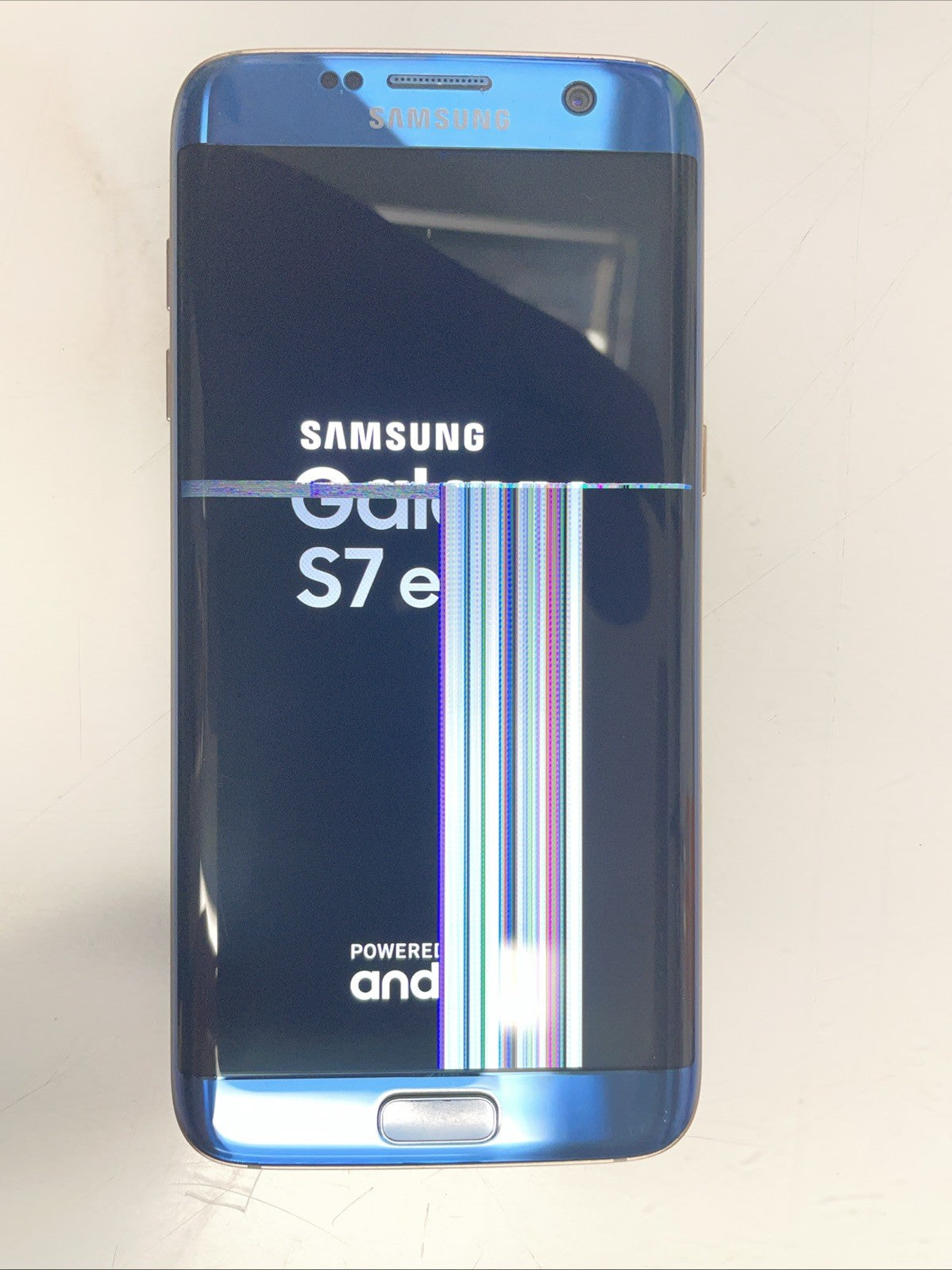🔥 Galaxy S7 Edge  Locked Cracked  Smart Phone with a distorted display  +