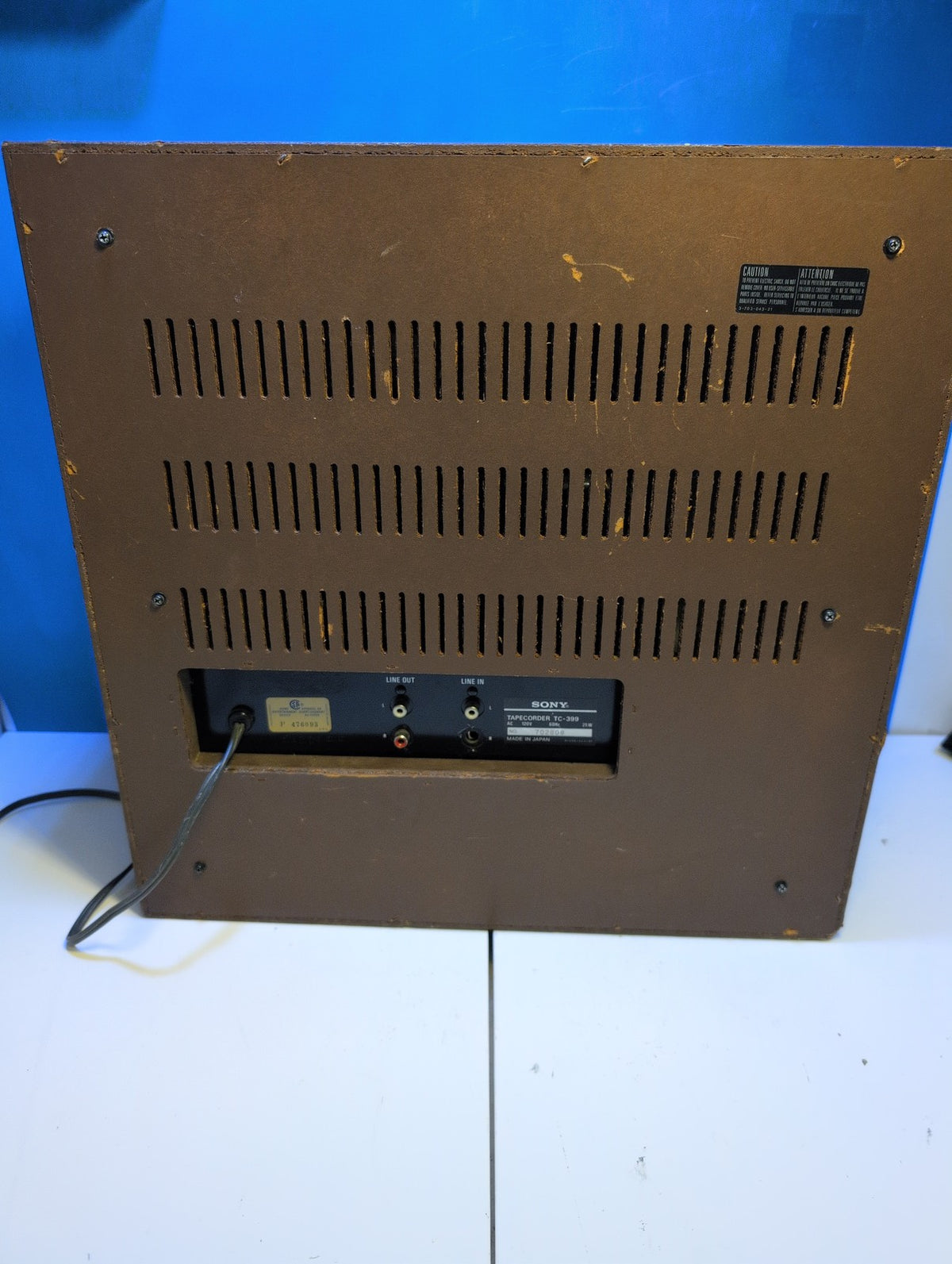 🎸 Sony TC-399 Reel-to-Reel Tape Recorder - For Parts/Repair