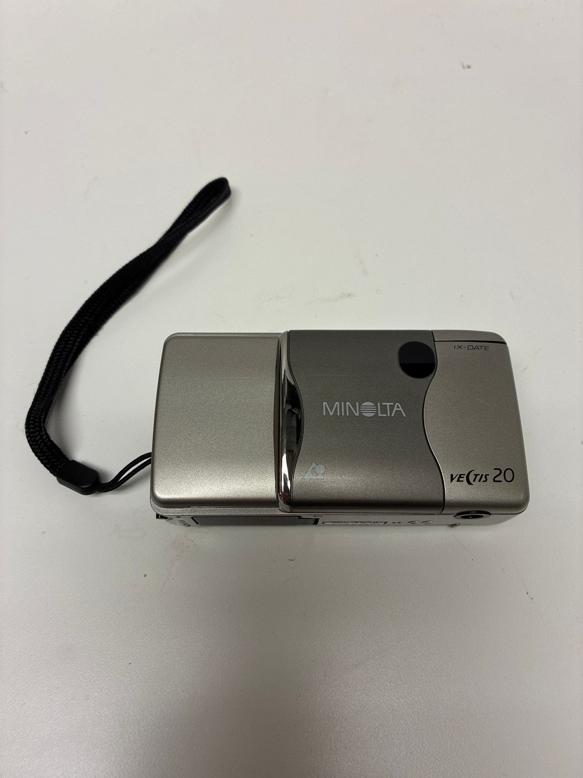 Nice 🔥 Minolta Vectis 20 APS Point & Shoot Film Camera Silver Black