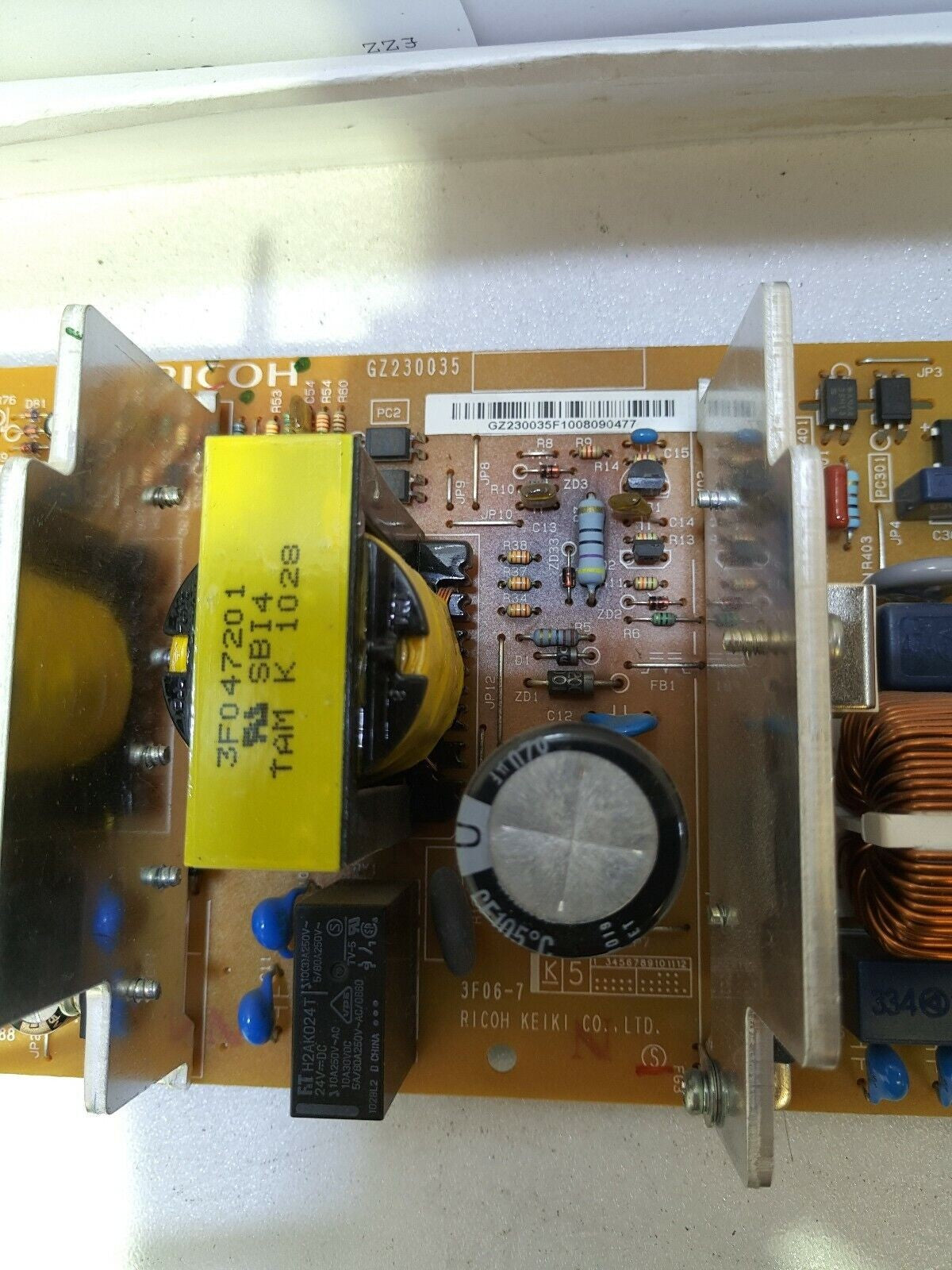 - RICOH C232DN PRINTER POWER SUPPLY GZ230035 3F06-7
