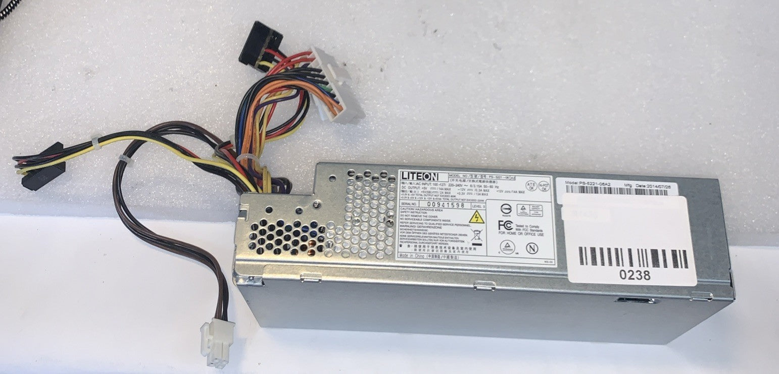 LiteOn PS-5221-06 A2 220W Power Supply for Acer/eMachines/Gateway PC