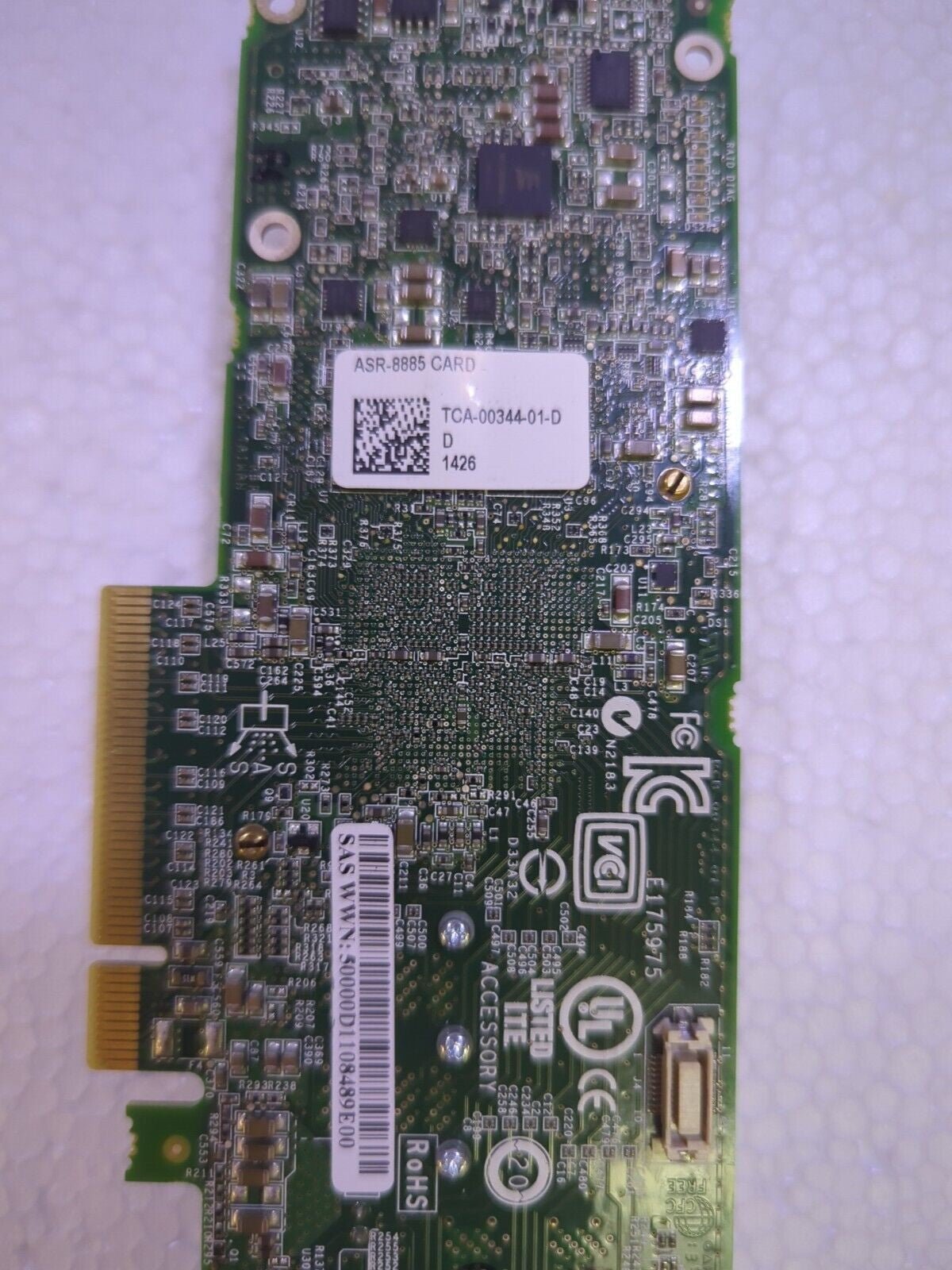 - ADAPTEC Series ASR-8885   12GB/S SAS PCI-E Controller Card PCA-00344