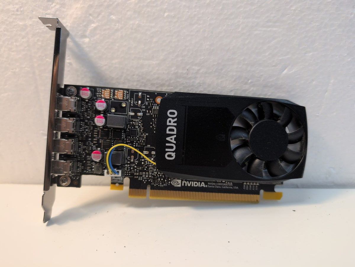 NVIDIA Quadro P1000 4GB  00FC963 Professional Graphics Card PCIe -